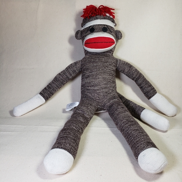 NEW- Sock Monkey by Schylling - Picture 2 of 9